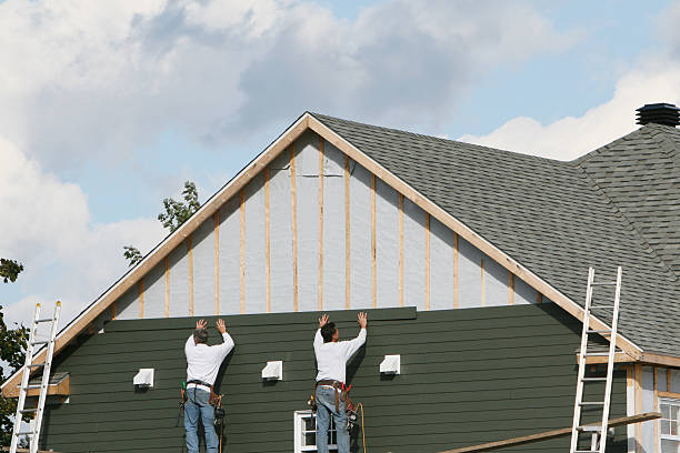 Professional Siding Replacement technician working in West Long Branch, NJ